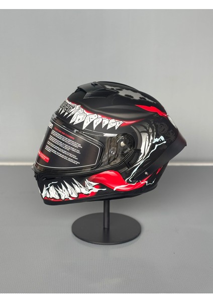 WS-602 Güneş Gözlüklü Full Face Kask (Şeffaf Vizörlü) Matt Black W3 (602) fiyatları