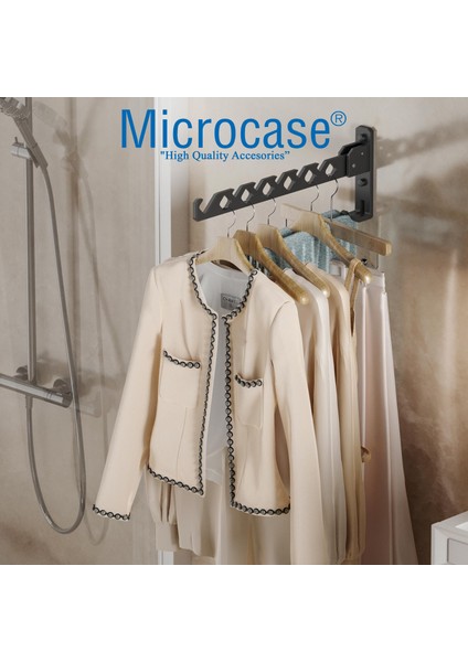 Duvara Monte Ayarlanabilir Başlıklı Metal Elbise Askılıgı Kurutmalık AL5344 fiyatları