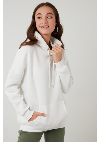 Regular Fit Pamuklu Kapüşonlu Yaka Şardonlu Kışlık 2'li Paket Sweat Bayan Sweat 5863854S2 fiyatları