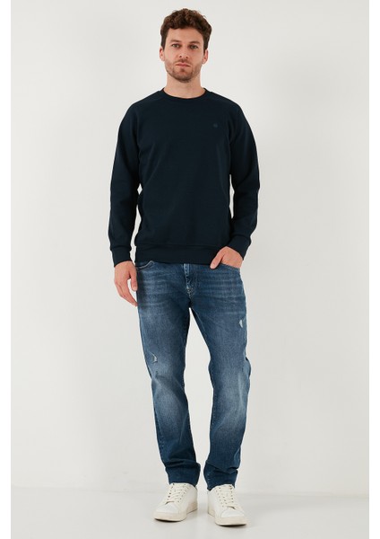 Streç Pamuklu Relaxed Fit Bisiklet Yaka 2'li Paket Sweat Erkek Sweat 5901210S2 fırsatları