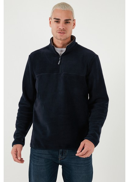 Regular Fit Anti-Pilling Tüylenme Yapmayan Dik Yaka Şardonlu 2'li Paket Polar Erkek Polar 5896700S2 modelleri