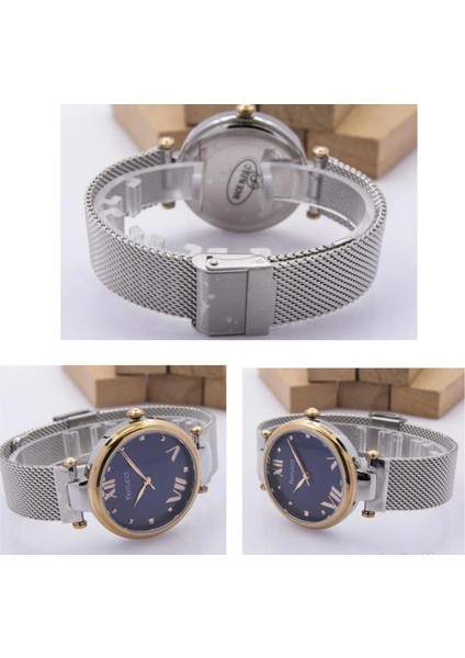 Hasır Kordon Çelik Kadın Kol Saati+Nazarlıklı Set Hediye modelleri