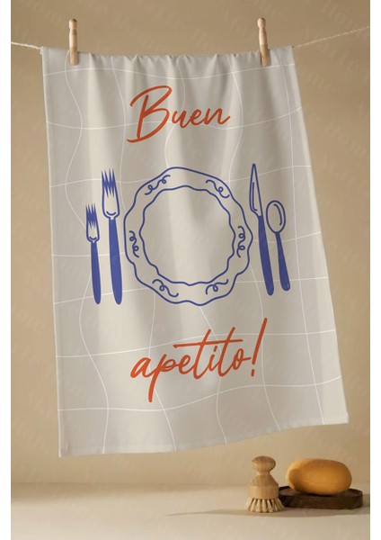 Renkli̇ Baskili 3'lü Set 40X60 Mutfak Havlusu, Kurulama Bezi̇ modelleri