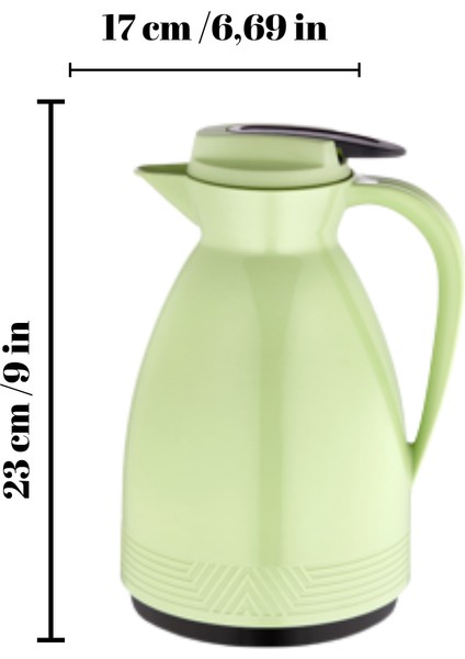 1.5 Litre Cam Termos | Isıya Dayanıklı Çift Katmanlı | Piknik Kamp Ofis Kafe Ev Kullanımı modelleri