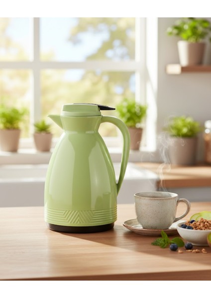 1.5 Litre Cam Termos | Isıya Dayanıklı Çift Katmanlı | Piknik Kamp Ofis Kafe Ev Kullanımı fırsatları