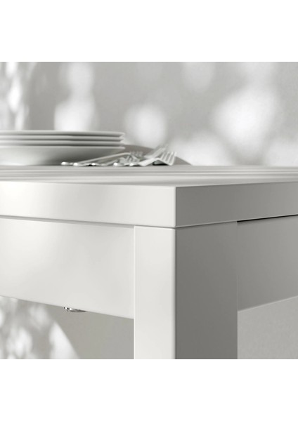 Vıhals Yemek Masası Takımı Beyaz 4 Sandalyeli Açılabilir 120 / 180 x 74 Cm indirimleri