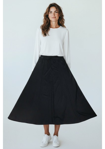 Kadın Beli Lastikli Kalın Kışlık Balık Etek fırsatları