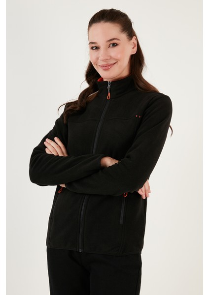 Slim Fit Anti-Pilling Tüylenme Yapmayan Fermuarlı Cepli Hırka 2' Li Paket Polar Bayan Polar 5907002S2