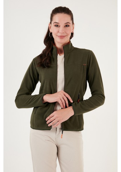 Slim Fit Anti-Pilling Tüylenme Yapmayan Fermuarlı Cepli Hırka 2' Li Paket Polar Bayan Polar 5907002S2 modelleri