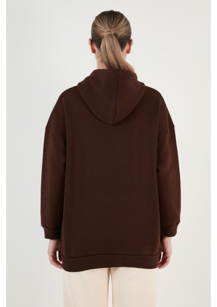 Regular Fit Pamuklu Kapüşonlu Yaka Şardonlu Kışlık 2'li Paket Sweat Bayan Sweat 5863854S2 indirimleri