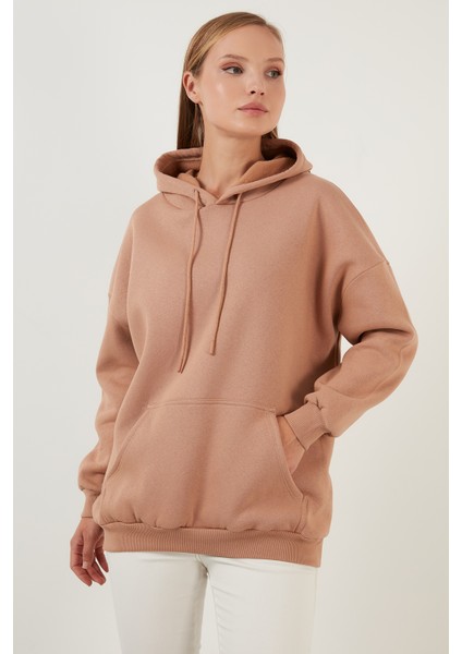 Regular Fit Pamuklu Kapüşonlu Yaka Şardonlu Kışlık 2'li Paket Sweat Bayan Sweat 5863854S2 fiyatları