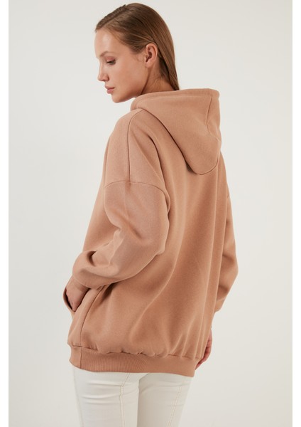 Regular Fit Pamuklu Kapüşonlu Yaka Şardonlu Kışlık 2'li Paket Sweat Bayan Sweat 5863854S2 indirimleri