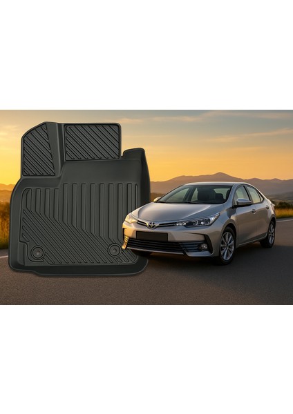Toyota Corolla 2013+ Uyumlu 3D Oto Paspas Premium fiyatları
