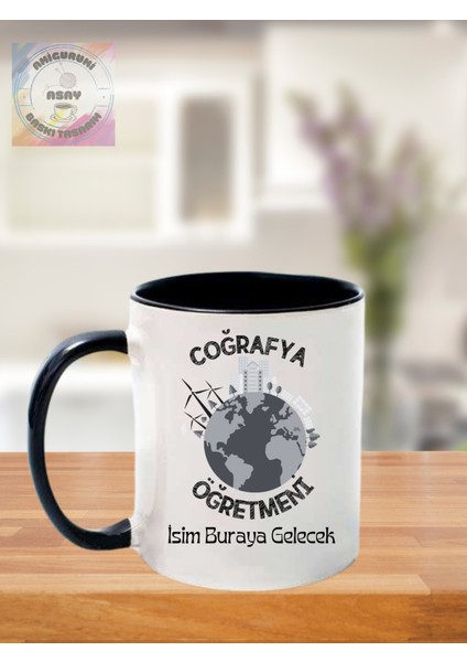 Coğrafya Öğretmeni Öğretmenler Günü Kişiye Özel Kupa Bardak