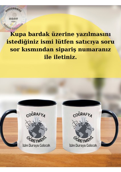 Coğrafya Öğretmeni Öğretmenler Günü Kişiye Özel Kupa Bardak modelleri