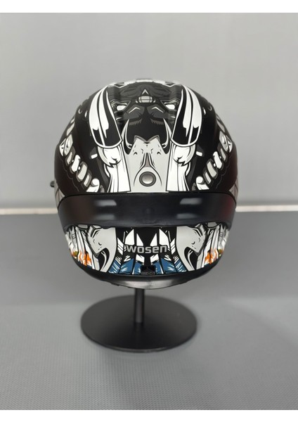 WS-602 Güneş Gözlüklü Full Face Kask (Şeffaf Vizörlü) Matt Black W5 (602) indirimleri