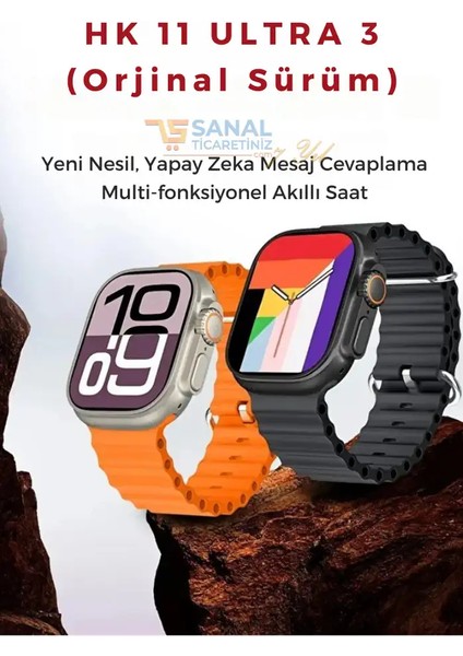 Watch 11 Hk Ultra 3 Akıllı Saat (Orjinal Sürüm) modelleri
