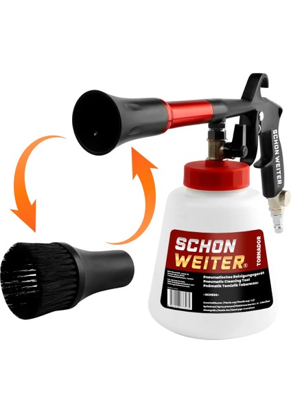Islak Kuru Tornador Tabancası ∣ Yüksek Basınçlı Detay Temizliği ∣ Schön Weiter fiyatları