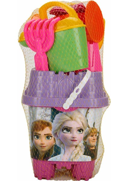 Frozen Büyük Kale Kova Seti - Mor