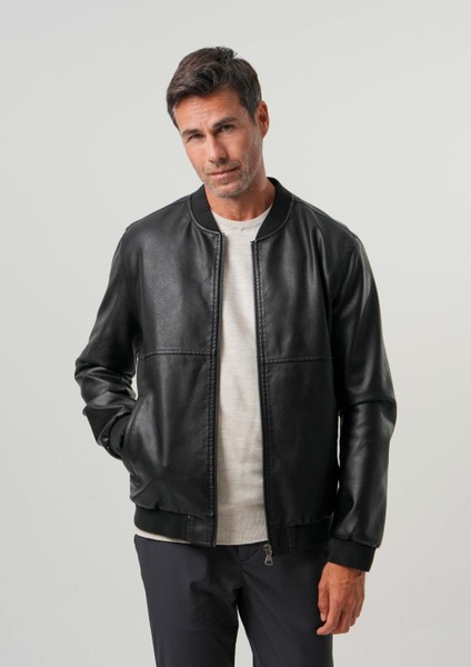 ISAAC ERKEK MONT Erkek Ribanalı Suni Deri Mont fiyatları