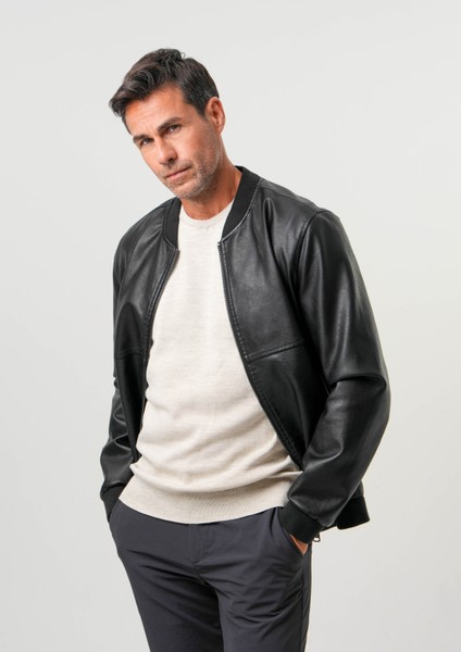 ISAAC ERKEK MONT Erkek Ribanalı Suni Deri Mont fırsatları