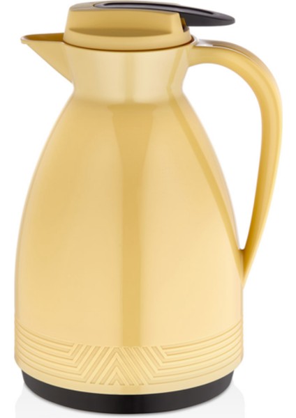 1.5 Litre Cam Termos | Isıya Dayanıklı Çift Katmanlı | Piknik Kamp Ofis Kafe Ev Kullanımı