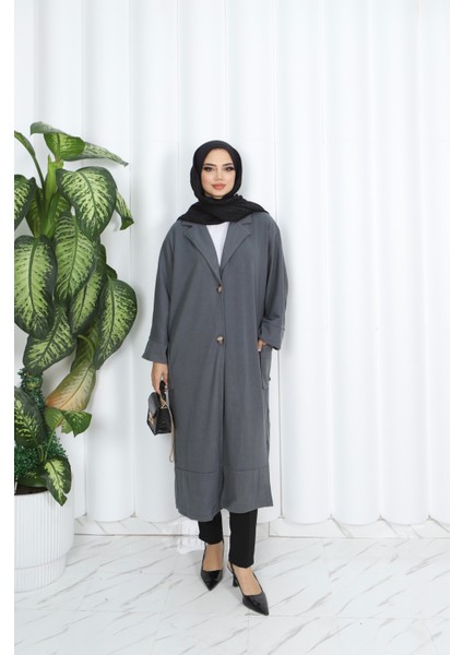 Fitilli Uzun Trençkot