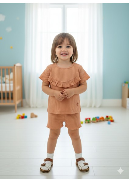 Kaşkorse Fırfırlı Kız Takım