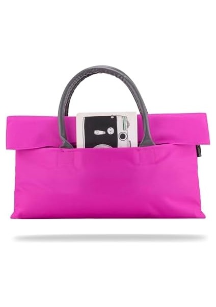 BYN-EL009 Wtxpro Su Geçirmez Kumaş 13-14 Inch Bayan Laptop,, Air El Çantası- Tote Bag- Fuşya modelleri