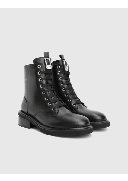 Carino Hakiki Deri Siyah Kadın Bot