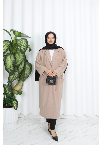 Fitilli Uzun Trençkot