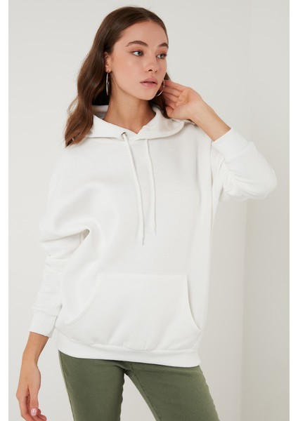 Regular Fit Pamuklu Kapüşonlu Yaka Şardonlu Kışlık 2'li Paket Sweat Bayan Sweat 5863854S2 fiyatları