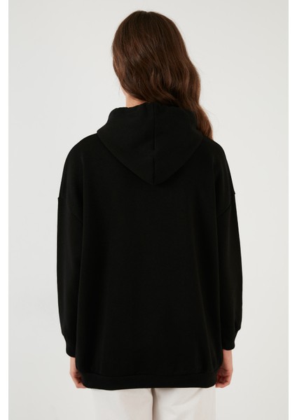 Regular Fit Pamuklu Kapüşonlu Yaka Şardonlu Kışlık 2'li Paket Sweat Bayan Sweat 5863854S2 fırsatları