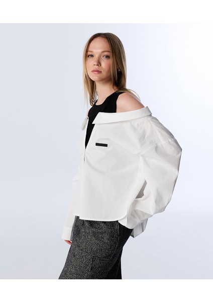 ÇİFT PARÇA GÖRÜNÜM POPLİN GÖMLEK TW6250025121018 fiyatları