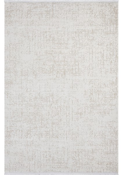 Imaj Krem Halı Akrilik Halı Yumuşak Dokulu Salon Oturma Odası Yatak Odası Halısı 8080