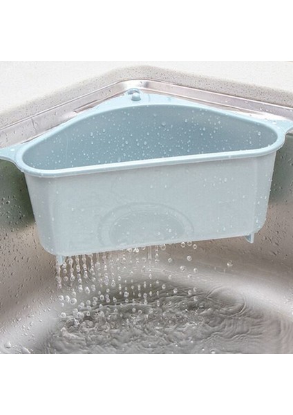 Santkuee Çok Fonksiyonlu Mutfak Köşe Lavabo Drenaj Raf Raf Vantuz Drenaj Sepeti Kase Sünger Raf (Yurt Dışından) fiyatları
