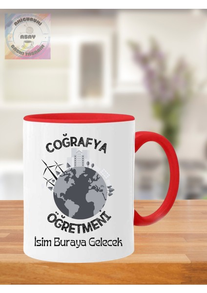 Coğrafya Öğretmeni Öğretmenler Günü Kişiye Özel Kupa Bardak fiyatları