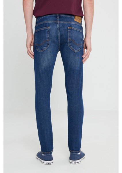 Pamuklu Slim Fit Normal Bel Dar Paça Jeans Erkek Kot Pantolon L71918 2xt indirimleri