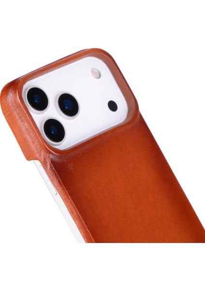 iPhone 17 Pro Max Siyah Deri Kılıf