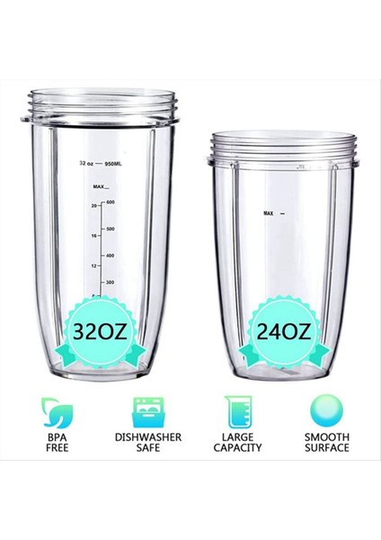 600W/900W/PRO 32OZ Büyük Bardaklar ve 24OZ Büyük Bardaklar Için Blender Yedek Parçaları (Yurt Dışından) fırsatları