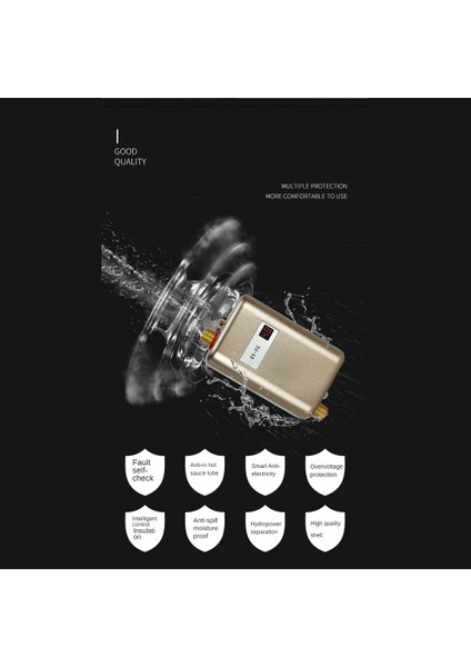 3800W Elektrikli Şofben Anlık Anında Sıcak Su Isıtıcı Duş Akış Su Kazanı 220V Beyaz Ab Tak (Yurt Dışından) modelleri