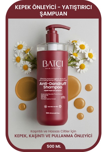 Kepek , Kaşıntı ve Pullanma Önleyici Şampuan 500 ml