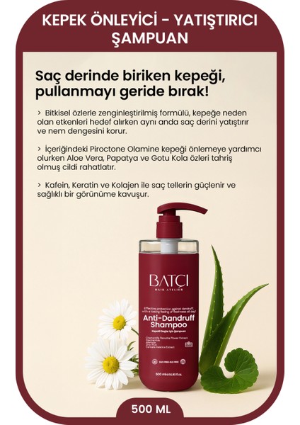 Kepek , Kaşıntı ve Pullanma Önleyici Şampuan 500 ml fiyatları