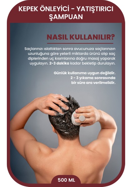 Kepek , Kaşıntı ve Pullanma Önleyici Şampuan 500 ml modelleri