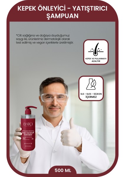 Kepek , Kaşıntı ve Pullanma Önleyici Şampuan 500 ml fırsatları