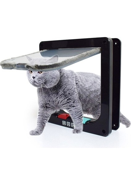 Büyük Evcil Hayvan Kapısı Kedi Kapısı 28×25×5.5cm (Yurt Dışından)
