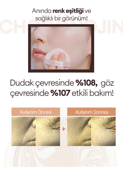 Yaşlanma Karşıtı Bakım Sunan Nemlendirici Krem Fondöten CHOGONGJIN Esence Pact (21C) SPF50+/PA++++