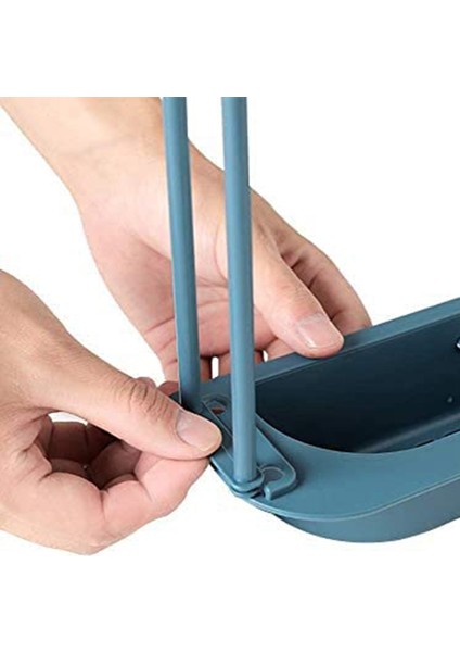 Santkuee Mutfak Geri Çekilebilir Lavabo Rafı, Ayarlanabilir Damlalıklı Tepsi, Sünger Sabunluk, Ovma Pedi Depolama Rafı Mavi (Yurt Dışından) fırsatları
