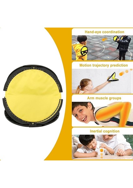 Eddyscale Çocuk Yakalayıcı Top Oyun Raketi Fırlatma Oyun Seti Hava Spor Oyuncağı (Yurt Dışından) fırsatları