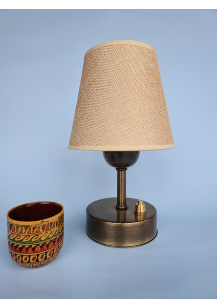 Pilli Abajur, Pilli Masa Lambası,pilli Gece Lambası, Bejketenşapkaeskitmeayak